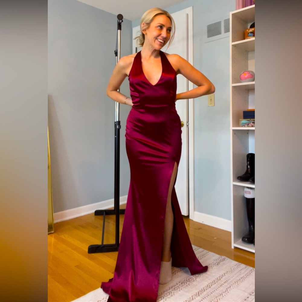 Windsor Formal Burgundy Dress